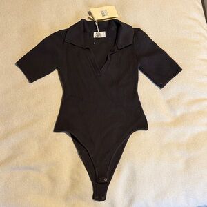 Charlie Holiday Black Bodysuit